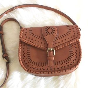 Sole Society Kianna Lasercut Saddle Bag